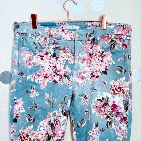 Floral Victorian shabby chic jeans - Picture 3 of 6